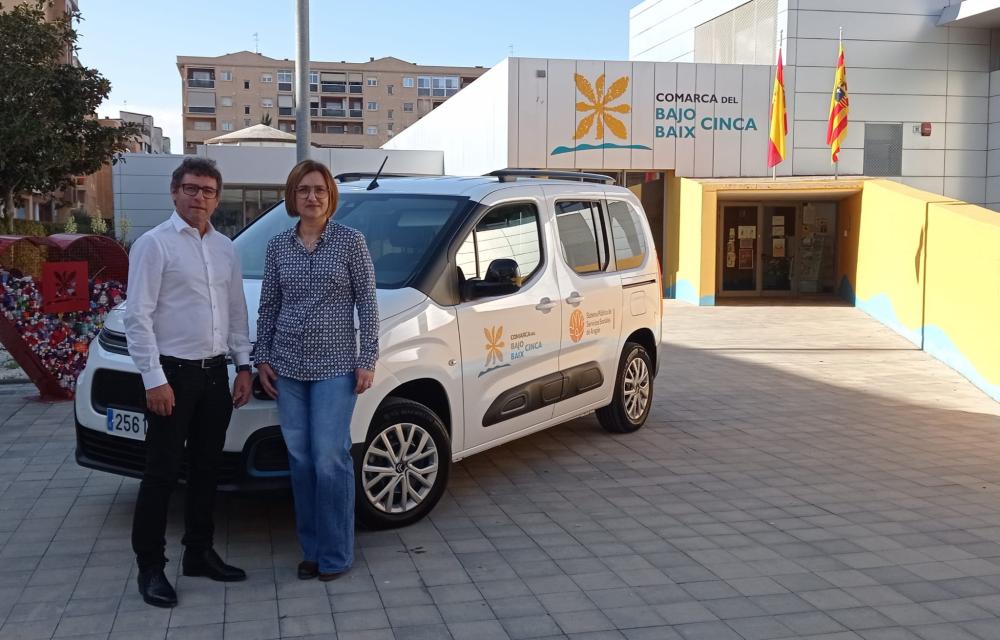 Imagen La Comarca del Bajo/Baix Cinca invierte 34.500€ en un vehículo para el servicio de urgencias de servicios sociales