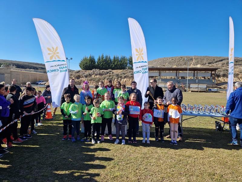 Imagen Más de 200 participantes se dan cita en el XXXVII Cross de Ontiñena dentro de los Juegos Bajo Cinca Monegros