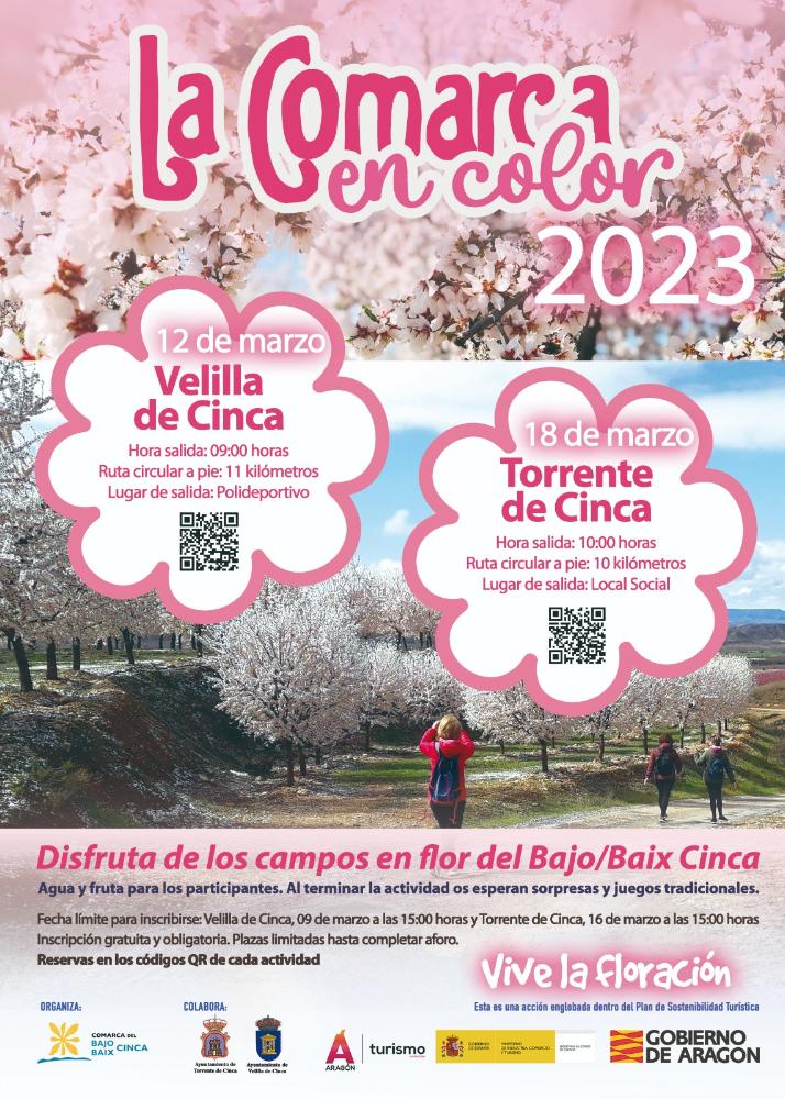 Imagen Vuelve la propuesta “La Comarca en color” para disfrutar de la floración en el Bajo/Baix Cinca