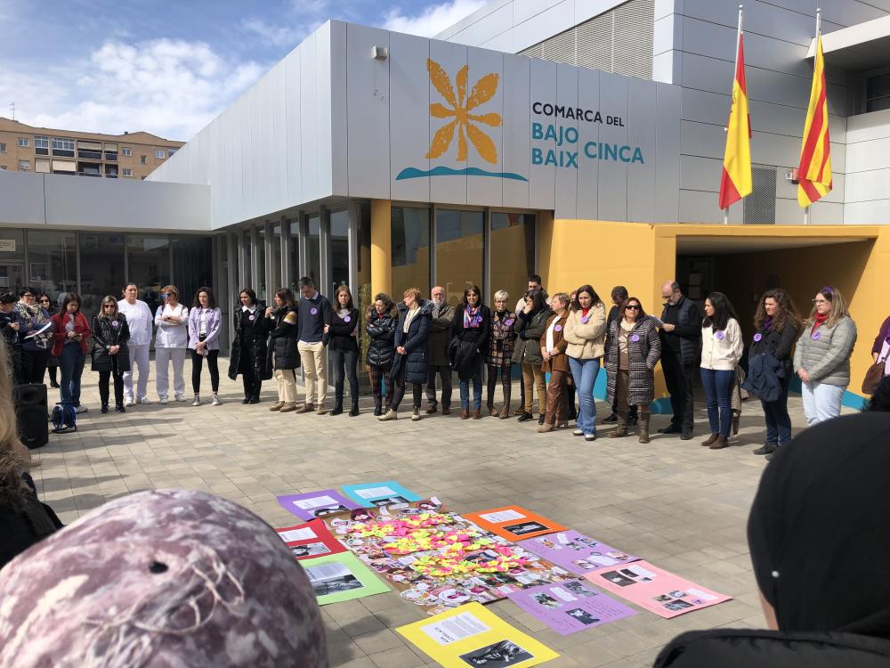 Imagen La Comarca del Bajo/Baix Cinca reivindica el papel de la mujer en el 8 de marzo