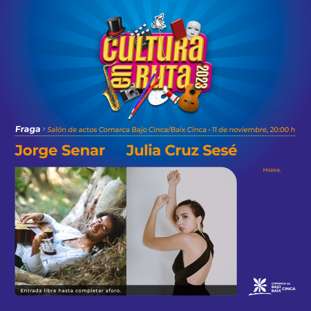 Imagen Jorge Senar y Júlia Cruz Sesé. CULTURA EN RUTA