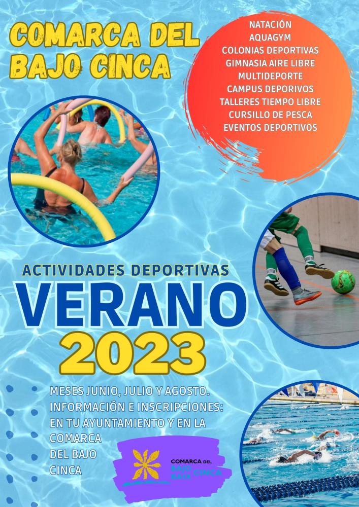 Imagen La Comarca del Bajo/Baix Cinca publica el programa deportivo estival 2023