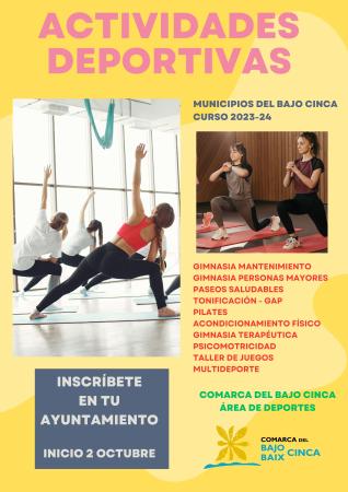 Imagen La Comarca del Bajo/Baix Cinca arranca las actividades físico-deportivas