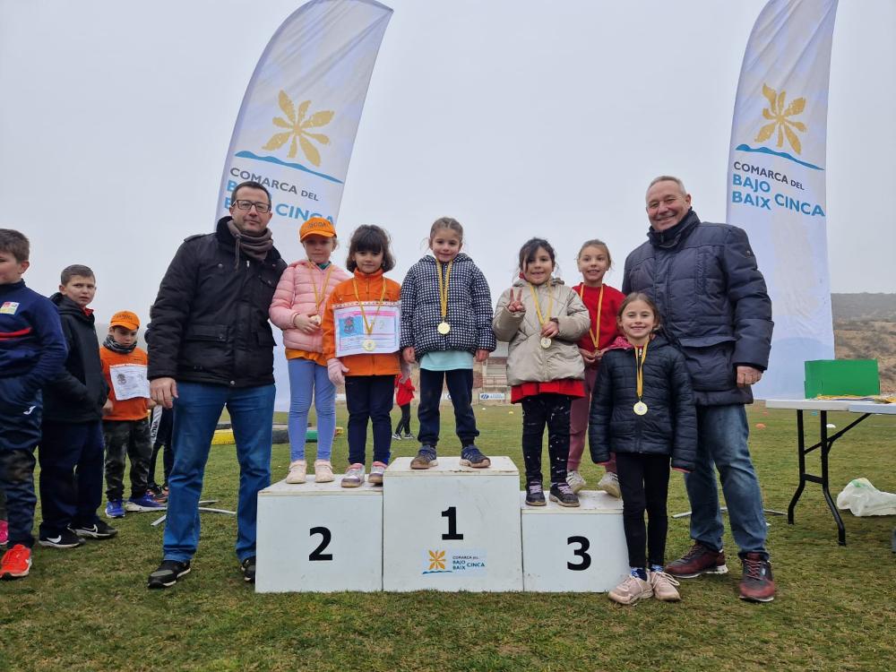 Imagen Más de 200 participantes se dan cita en el XXXVIII Cross de Ontiñena dentro de los juegos Bajo Cinca Monegros