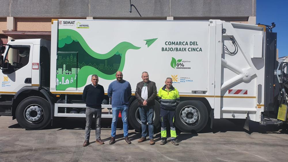 Imagen La Comarca del Bajo/Baix Cinca invierte más de 280.000€ en un nuevo camión para la recogida de residuos