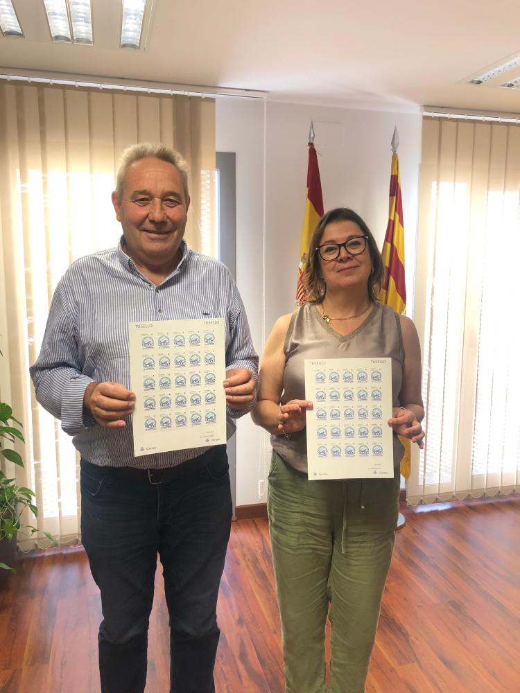 Imagen La Comarca del Bajo/Baix Cinca edita un sello conmemorativo del XXV Descenso Internacional del Cinca