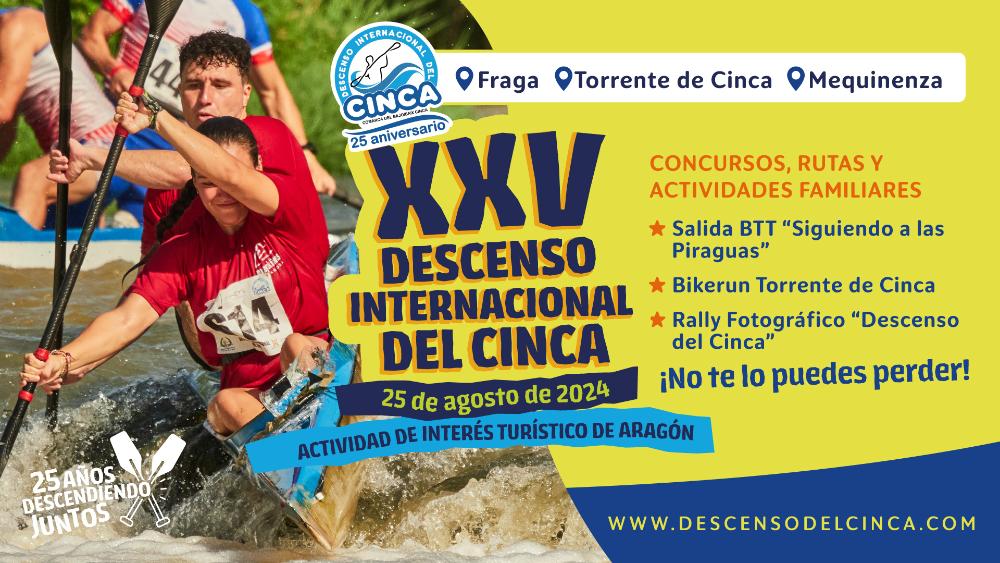 Imagen Concursos, rutas y actividades familiares en el 25º Aniversario del Descenso Internacional del Cinca