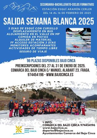 Imagen La Comarca del Bajo/Baix Cinca organiza la Semana Blanca 2025 para...