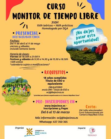 Imagen La Comarca del Bajo Cinca/Baix Cinca abre la pre-inscripción al curso de...