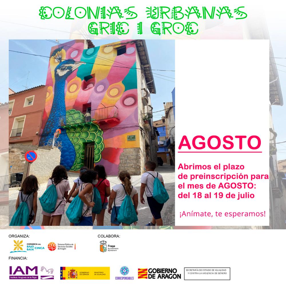 Imagen Colonias Urbanas en el mes de agosto